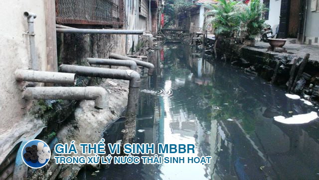 xử lý nước thải sinh hoạt bằng giá thể vi sinh