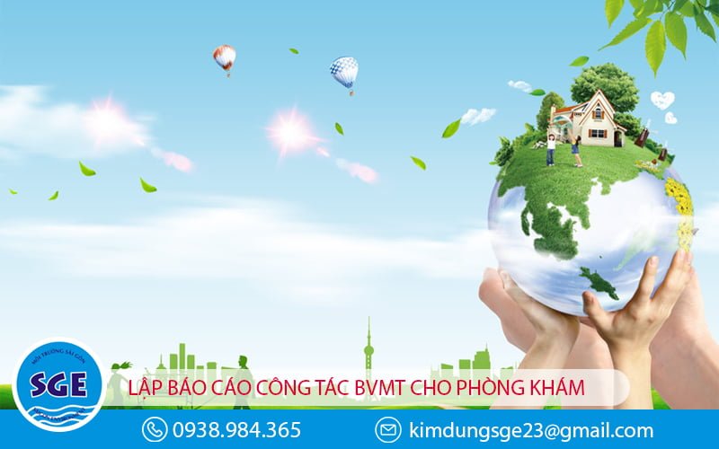 báo cáo công tác bảo vệ môi trường cho phòng khám