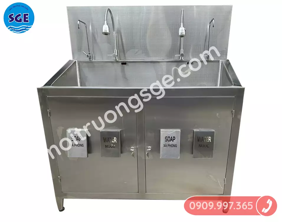 Bồn rửa tay y tế là thiết bị chuyên dụng có thiết kế thông minh, tối giản, dễ vệ sinh