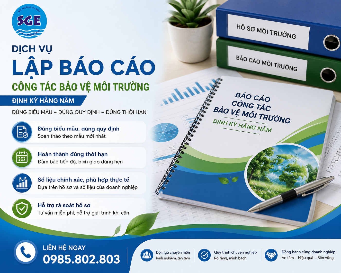 Báo cáo công tác bảo vệ Môi Trường