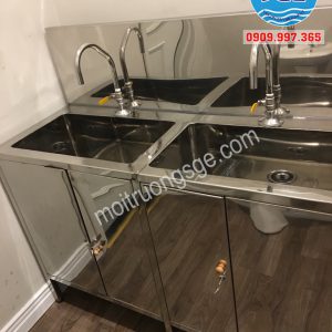 bồn rửa tay tiệt trùng 2 vòi