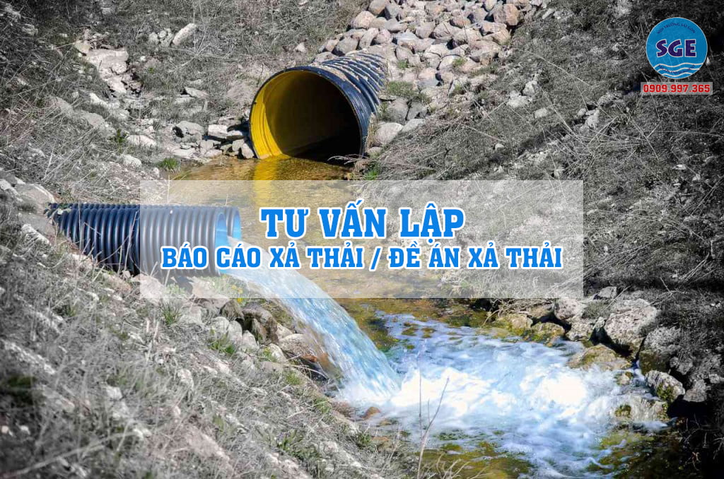 báo cáo xả thải, đề án xả thải