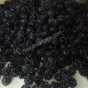 giá thể vi sinh dạng cầu d50 màu đen