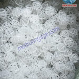 giá thể vi sinh dạng cầu d50 trắng
